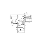 BUT Pull Back 2 Jaw Power Chuck - Big-tools Industrial Supply Tools for Metal Cutting
